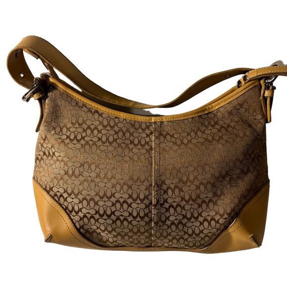 Coach Signature Logo Canvas Purse - Picture 2 of 16